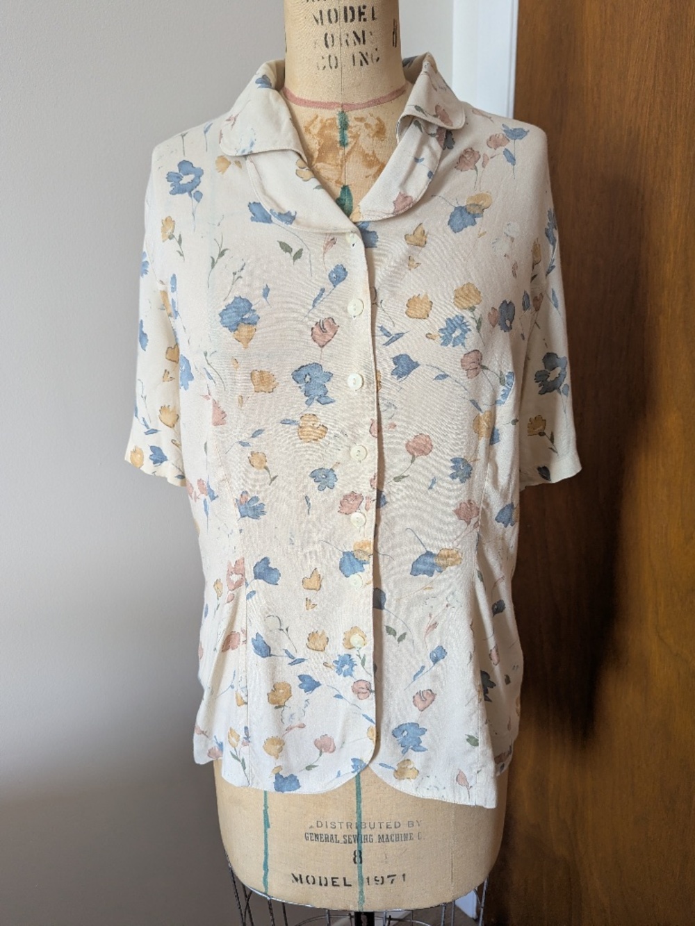 Cottage Core Short Sleeves Button-Down